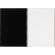 Бизнес-тетрадь А4 120л Attache гребень клетка пластик черн с тиснением