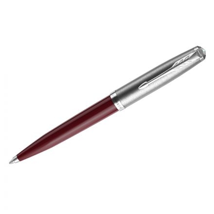 Ручка шариковая Parker "51 Burgundy CT" черная, 1,0мм, поворот., подарочная упаковка Ручка шариковая Parker "51 Burgundy CT" черная, 1,0мм, поворот., подарочная упаковка