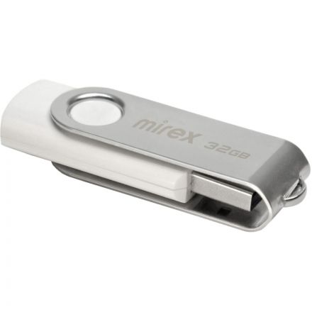 Флеш-память Mirex USB SWIVEL WHITE 32Gb (13600-FMUSWT32 ) Флеш-память Mirex USB SWIVEL WHITE 32Gb (13600-FMUSWT32 )