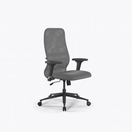 Кресло Sit 8 B2-9D - X2+Extra /Uh00/Wh12/D02P(M09.B11.G19.W02) Серый