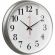 Часы настенные круг d=29см, корпус серебрян Серебряные ромбы арт.2940-105