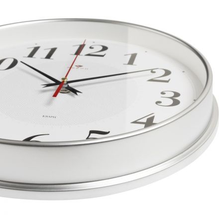 Часы настенные круг d=29см, корпус серебрян Серебряные ромбы арт.2940-105