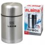 Термос LAIMA универсальный с широким горлом, 0,8 л, нержавеющая сталь, 601408
