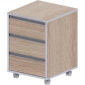 Тумба ED_Vita . выкатная V-3.0,центр.замок дуб сонома