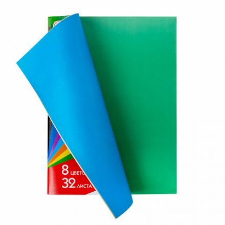 Цветная бумага А4 газетная, 32 листа, 8 цветов, на скобе, ПИФАГОР, 200х280 мм, "Белочки", 115485 Цветная бумага А4 газетная, 32 листа, 8 цветов, на скобе, ПИФАГОР, 200х280 мм, "Белочки", 115485