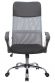 Кресло Smart RCH 8074 Чёрная ткань/Серая сетка (DW-04)