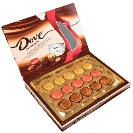 Конфеты Шоколад Dove Promises ассорти молочный шоколад, 118г Конфеты Шоколад Dove Promises ассорти молочный шоколад, 118г