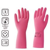 Перчатки латексные КЩС, сверхпрочные, плотные, хлопковое напыление, размер 7, S (малый), красные, HQ Profiline, 73579 Перчатки латексные КЩС, сверхпрочные, плотные, хлопковое напыление, размер 7, S (малый), красные, HQ Profiline, 73579