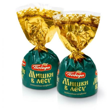 Конфеты шоколадные Мишки в лесу, 200г Конфеты шоколадные Мишки в лесу, 200г
