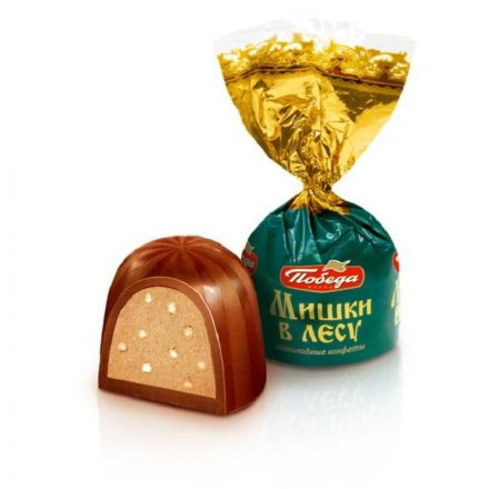 Конфеты шоколадные Мишки в лесу, 200г Конфеты шоколадные Мишки в лесу, 200г