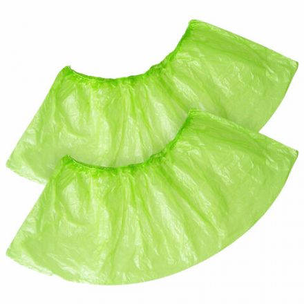 Бахилы зеленые КОМПЛЕКТ 100 штук (50 пар) СТАНДАРТ+, размер 40х14 см, 18 мкм, 2,5 г, ELEGREEN Бахилы зеленые КОМПЛЕКТ 100 штук (50 пар) СТАНДАРТ+, размер 40х14 см, 18 мкм, 2,5 г, ELEGREEN