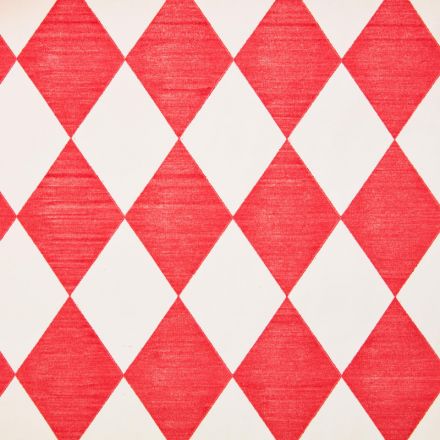 Скатерть одноразовая Luscan, 120х200см 6шт/рулон, красный ромб