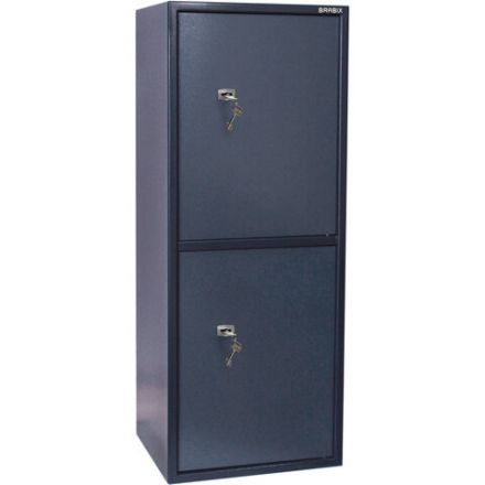 Сейф BRABIX "КМ-1200Т/2", 1200х475х400 мм, 76 кг, 2 отделения, ключевой замок, трейзер, крепление к стене, 291170 Сейф BRABIX "КМ-1200Т/2", 1200х475х400 мм, 76 кг, 2 отделения, ключевой замок, трейзер, крепление к стене, 291170