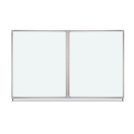 Доска магнитно-маркерная 3-х элементная 100х150/300 см, 5 рабочих поверхностей, белая, BRAUBERG, 231708