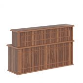 Стойка рецепция RMS 200 Орех Даллас 2000х600х1200 RAUT Стойка рецепция RMS 200 Орех Даллас 2000х600х1200 RAUT