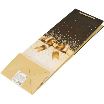 Пакет подар. тисн. и мат.лам. Dream cards 12x36x8,5см Бант,190г ППК-9009