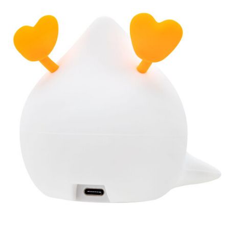 Ночник силиконовый LED "Утка" 101x150x85 мм, белый свет/RGB, таймер, изменение уровней яркости, USB, аккум.1200 мАч DASWERK (ДАСВЕРК) 238936