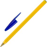 Ручка шариковая неавтомат. Attache Economy, синий 0,7 мм,оранж корпус