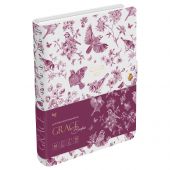 Ежедневник датированный 2026г., А5, 176л., мягкий переплет, экокожа, BG "Grace. Birdies", на гребне