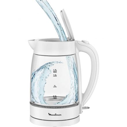 Чайник Moulinex BY2S01F0,электрический,стекло/белый Чайник Moulinex BY2S01F0,электрический,стекло/белый