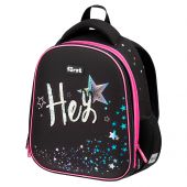 Ранец Först F-Top облегченный "Hey!" 36*28*15см, 2 отделения, 2 кармана, анатомическая спинка