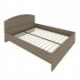 Light Кровать с ортопедическим основанием и изголовьем С-КИ-160 Вяз 1650*2050*900 Light Кровать с ортопедическим основанием и изголовьем С-КИ-160 Вяз 1650*2050*900