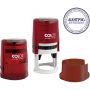 Оснастка для печати круглая Colop Printer Ruby R40 40 мм с крышкой красная Оснастка для печати круглая Colop Printer Ruby R40 40 мм с крышкой красная