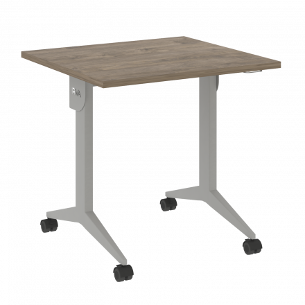 X-Pull Стол складной мобильный X.M-0.7 Тиквуд тёмный/Серый металл 780*720*753