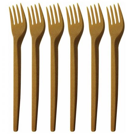 Вилка одноразовая 168мм,золот.-охристого до коричн,древесн. волокно,50шт/уп Вилка одноразовая 168мм,золот.-охристого до коричн,древесн. волокно,50шт/уп