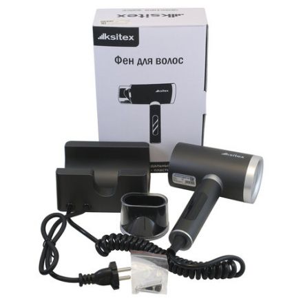Фен для волос настенный KSITEX F-2000C JET, 2000 Вт, пластик, 2 скорости, 2 температурных режима, серый Фен для волос настенный KSITEX F-2000C JET, 2000 Вт, пластик, 2 скорости, 2 температурных режима, серый