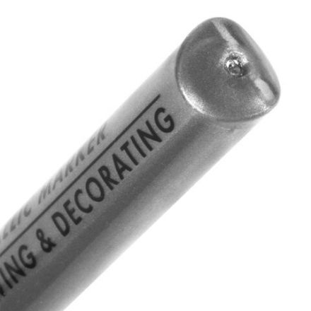 Маркер для декорирования и рисования СЕРЕБРИСТЫЙ BRAUBERG ART METALLIC, линия письма 1-3 мм, 152439 Маркер для декорирования и рисования СЕРЕБРИСТЫЙ BRAUBERG ART METALLIC, линия письма 1-3 мм, 152439