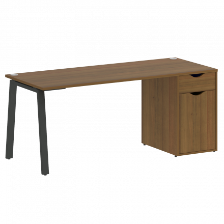Home Office Стол письменный VR.SP-3-178.1.A Орех/Антрацит металл 1780*720*750