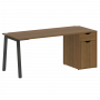 Home Office Стол письменный VR.SP-3-178.1.A Орех/Антрацит металл 1780*720*750