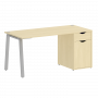 Home Office Стол письменный VR.SP-3-158.1.A Клён/Серый металл 1580*720*750