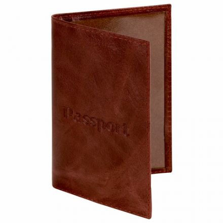 Обложка для паспорта натуральная кожа пулап, "Passport", кожаные карманы, коричневая, BRAUBERG, 238197 Обложка для паспорта натуральная кожа пулап, "Passport", кожаные карманы, коричневая, BRAUBERG, 238197