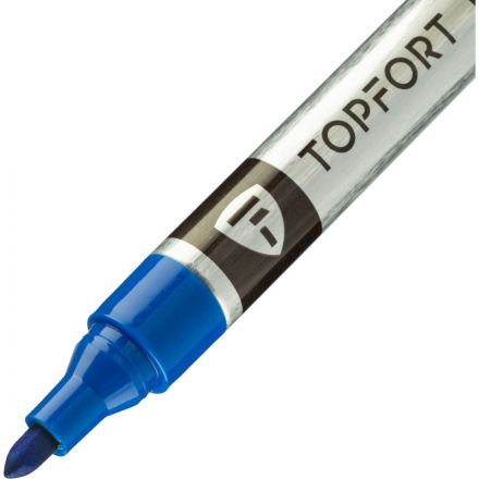 Маркер для металла TOPFORT MetalPro 1-3 мм синий Маркер для металла TOPFORT MetalPro 1-3 мм синий