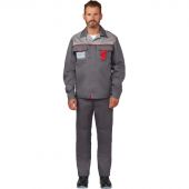 Костюм рабочий летний л10-КБР т-сер/с-сер 60-62 170-176 Костюм рабочий летний л10-КБР т-сер/с-сер 60-62 170-176