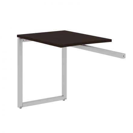 Брифинг приставка XQR 889 Легно темный/Алюминий 800х600х750