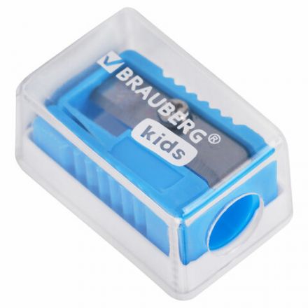 Точилка BRAUBERG KIDS "MINI", с контейнером, пластиковая, пастельные цвета ассорти, 271944 Точилка BRAUBERG KIDS "MINI", с контейнером, пластиковая, пастельные цвета ассорти, 271944