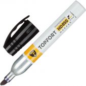 Маркер для агрессивной среды TOPFORT HD 850 черный 3-7мм скош. наконечник Маркер для агрессивной среды TOPFORT HD 850 черный 3-7мм скош. наконечник