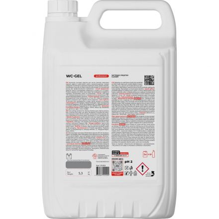 Профхим сантех кисл гель для очистки минерал.отлож Grass/WC-GEL, 5,3 кг