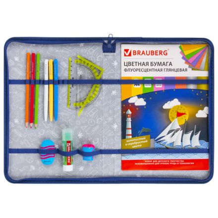 Папка на молнии BRAUBERG А4 с ручкой, с органайзером, 1 отделение, "Super car", 272219