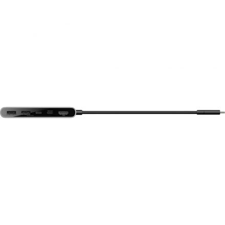 Разветвитель USB Belkin (AVC022hqSGY)хаб 5в1 4K@60Hz 100W сер.косм