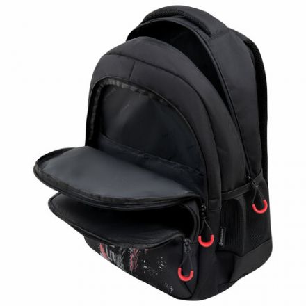 Рюкзак BRAUBERG CONCEPT универсальный, 2 отделения, светоотражающий принт, "Stranger", 45х30х18 см, 272581 Рюкзак BRAUBERG CONCEPT универсальный, 2 отделения, светоотражающий принт, "Stranger", 45х30х18 см, 272581