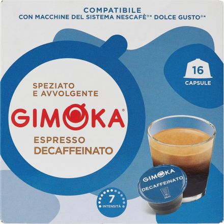 Кофе в капсулах Gimoka Dolce Gusto Espresso Soave (DG), 16кап/уп