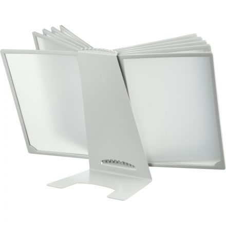 Демосистема настольная перекидная,10 панелей А4, цвет серый 153080-03 Демосистема настольная перекидная,10 панелей А4, цвет серый 153080-03