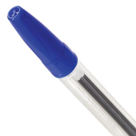 Ручка шариковая STAFF "C-51", СИНЯЯ, корпус прозрачный, узел 1 мм, линия письма 0,7 мм, 142812 Ручка шариковая STAFF "C-51", СИНЯЯ, корпус прозрачный, узел 1 мм, линия письма 0,7 мм, 142812