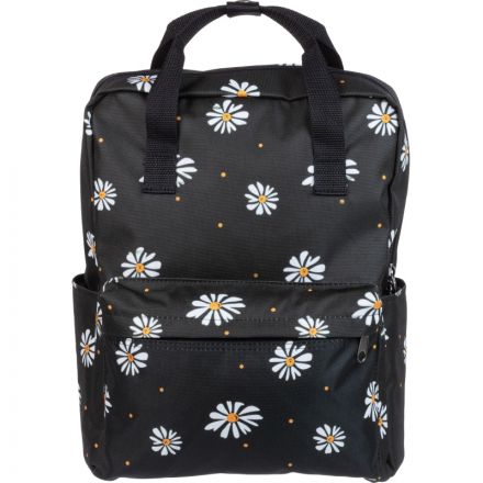Рюкзак Квадро Ромашки,черный, 1отд., 3 кармана,37х28х13 Рюкзак Квадро Ромашки,черный, 1отд., 3 кармана,37х28х13