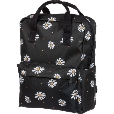 Рюкзак Квадро Ромашки,черный, 1отд., 3 кармана,37х28х13 Рюкзак Квадро Ромашки,черный, 1отд., 3 кармана,37х28х13