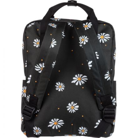 Рюкзак Квадро Ромашки,черный, 1отд., 3 кармана,37х28х13 Рюкзак Квадро Ромашки,черный, 1отд., 3 кармана,37х28х13